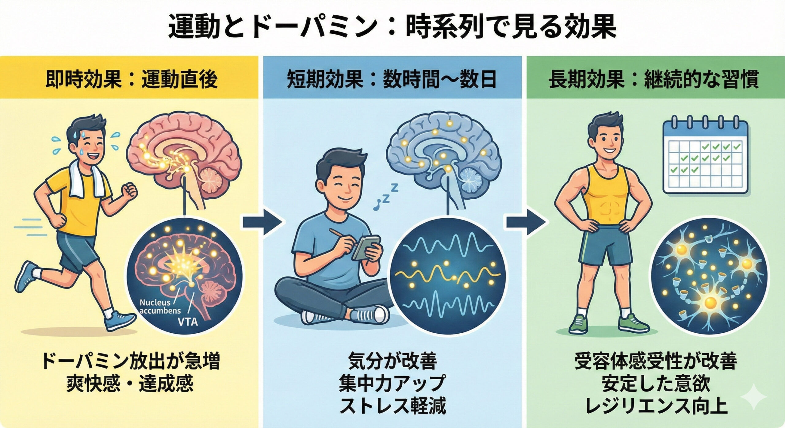 運動とドーパミン
