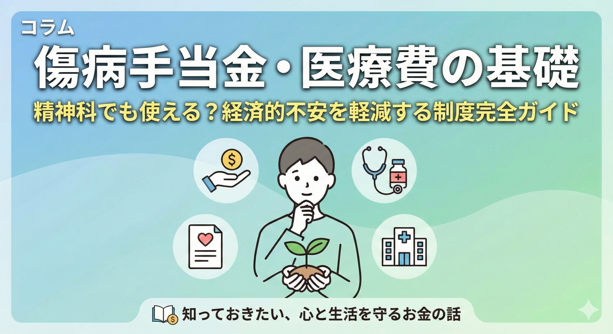 傷病手当金・医療費の基礎──精神科でも使える？経済的不安を軽減する制度完全ガイド